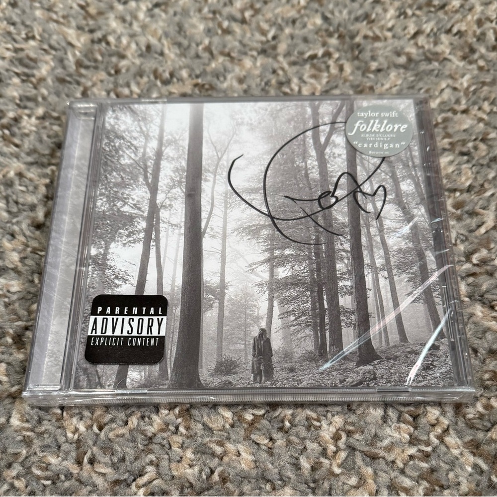 Taylor Swift Folklore Signed CD